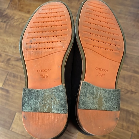 Geox Men's Respira suede Brown Size 7 Shoes Italian Patent - Picture 14 of 14